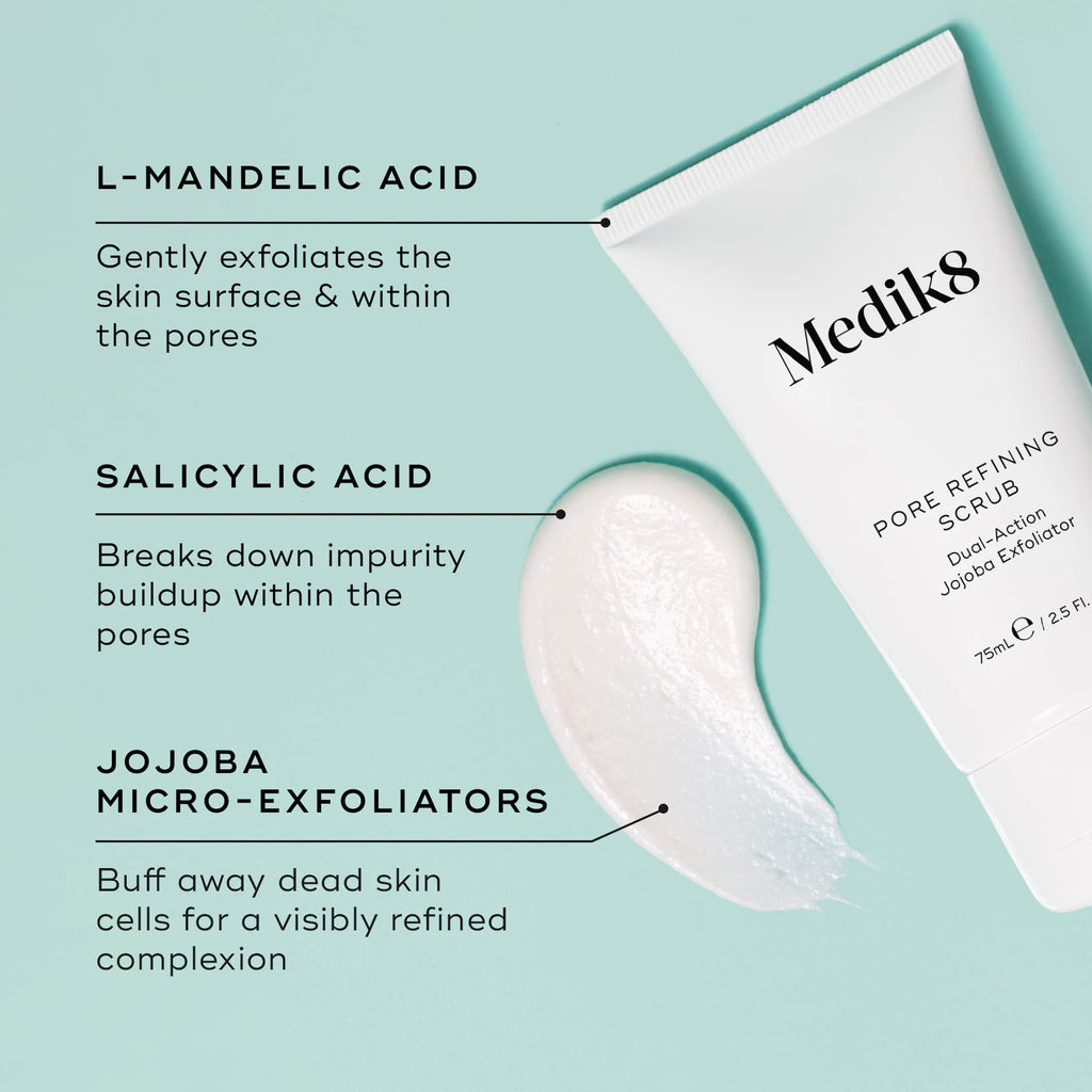 Medik8 Pore Refining Scrub 75ml - The Skin Lab Skincare