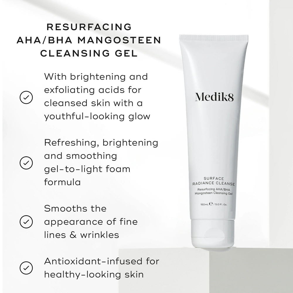 Medik8 Surface Radiance Cleanse™ 150ml - The Skin Lab Skincare