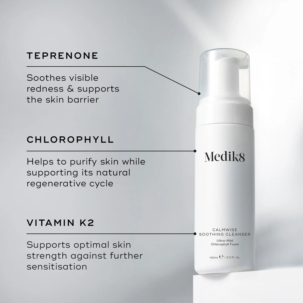 Medik8 Calmwise™ Soothing Cleanser 150ml - The Skin Lab Skincare