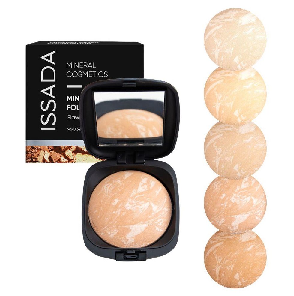 ISSADA Mineral Baked Powder Foundation - The Skin Lab Skincare