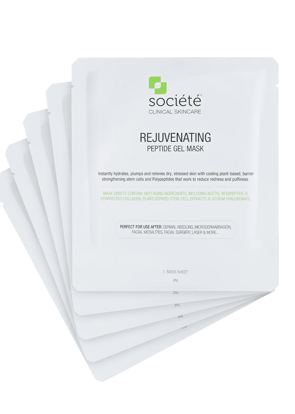 Société Rejuvenating Peptide Gel Mask - The Skin Lab Skincare