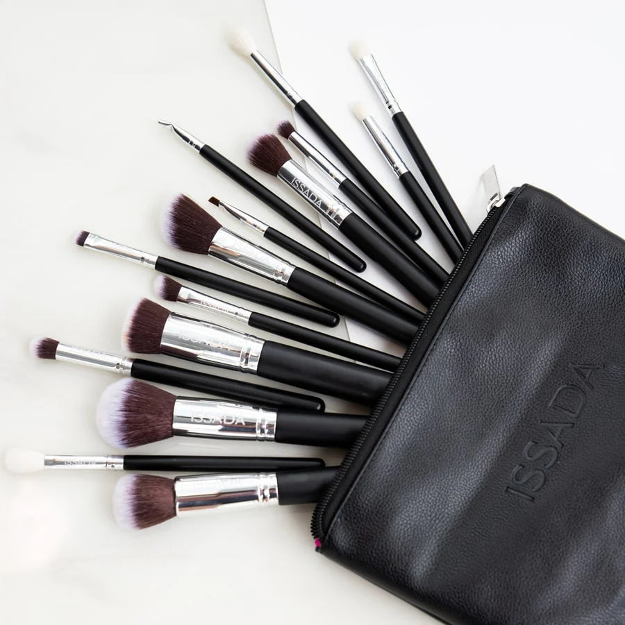 ISSADA 15 Piece Professional Vegan Brush Set