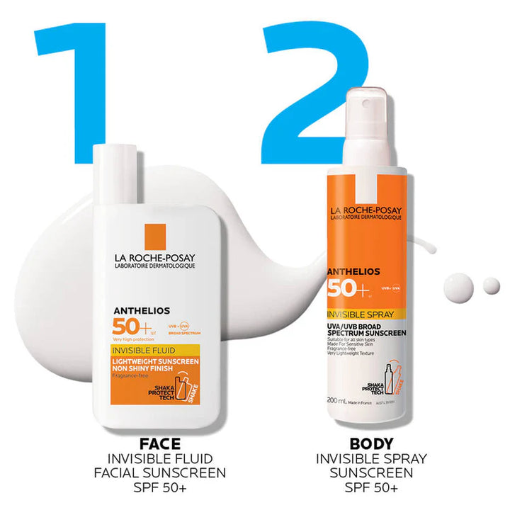La Roche-Posay Anthelios Invisible Fluid Facial Sunscreen SPF 50+