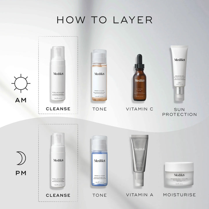 Medik8 Micellar Mousse™ 150ml - The Skin Lab Skincare