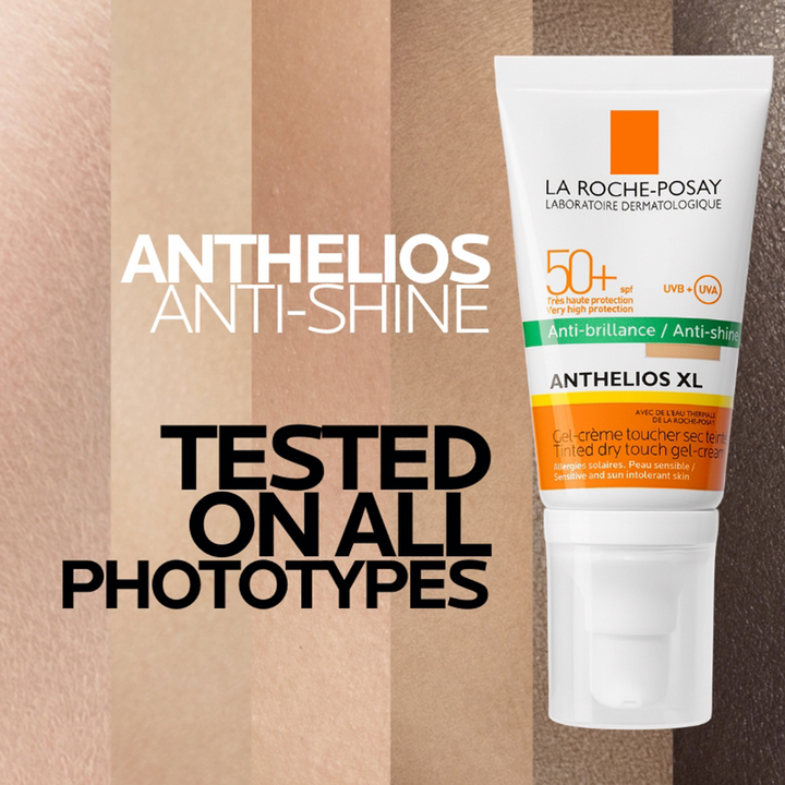La Roche-Posay Anthelios XL Anti-Shine Dry Touch Tinted Facial Sunscreen SPF50+