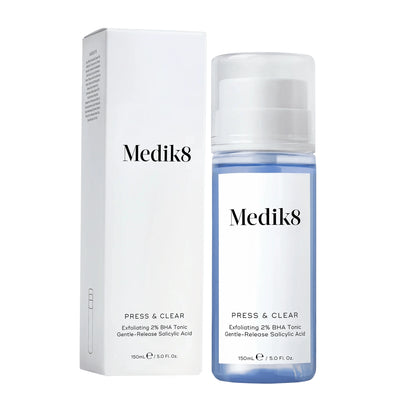 Medik8 Press & Clear BHA Tonic Toner 150ml - The Skin Lab Skincare
