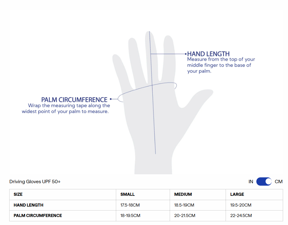 Solbari Women's Driving Gloves UPF 50+