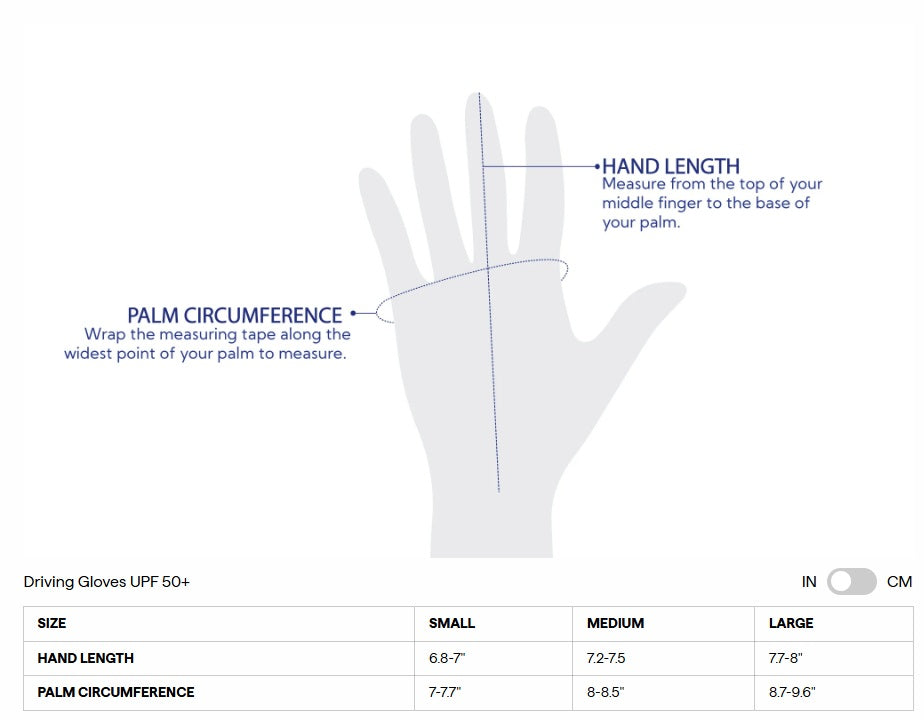 Solbari Women's Driving Gloves UPF 50+