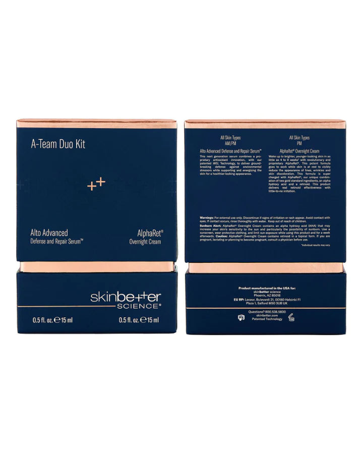 Skin Better Science A-Team Duo Advanced Kit