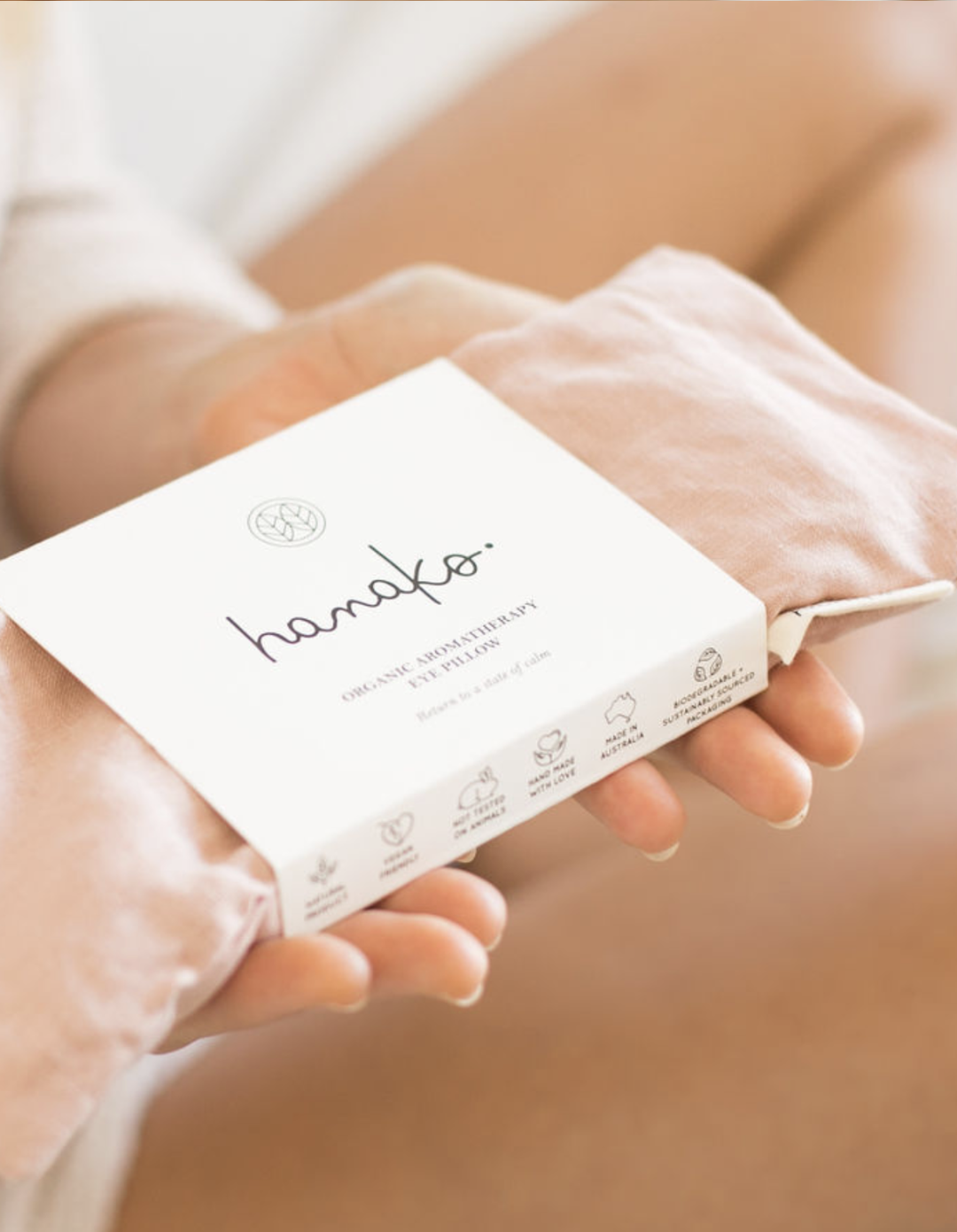 Hanako Therapies Aromatherapy Organic Eye Pillow