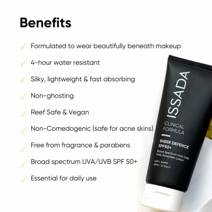 ISSADA Mineral Sheer Defence SPF50+