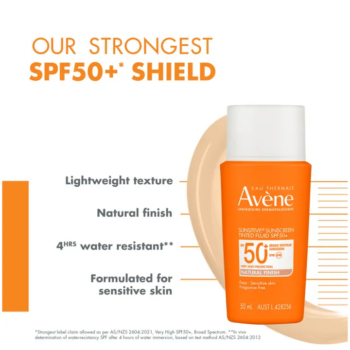 Avène Sunsitive Sunscreen Fluid SPF50+