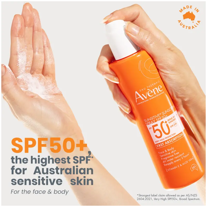 Avène Sunsitive® Sunscreen Spray SPF 50+