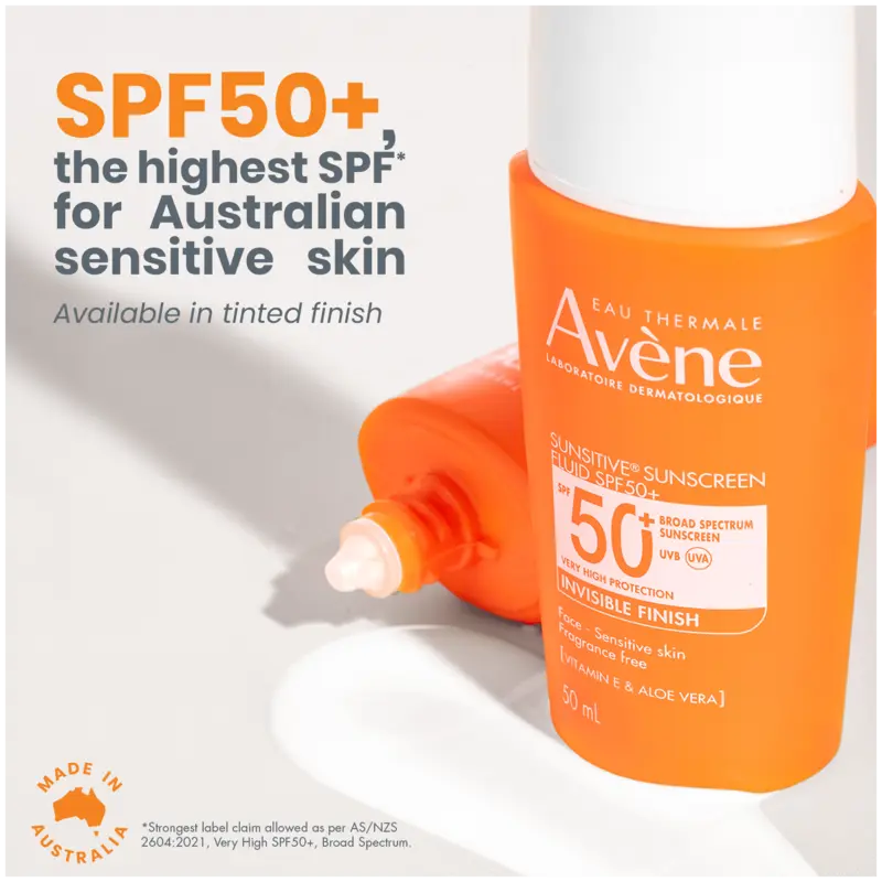 Avène Sunsitive® Oil Control Sunscreen Fluid SPF50+