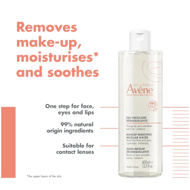 Avène Makeup Removing Micellar Water 400mL