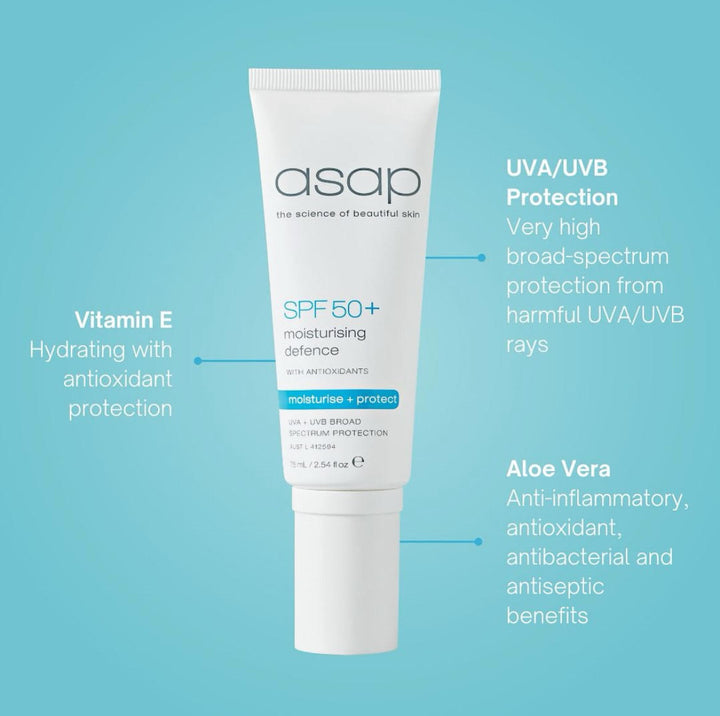 ASAP Moisturising Defence SPF50+